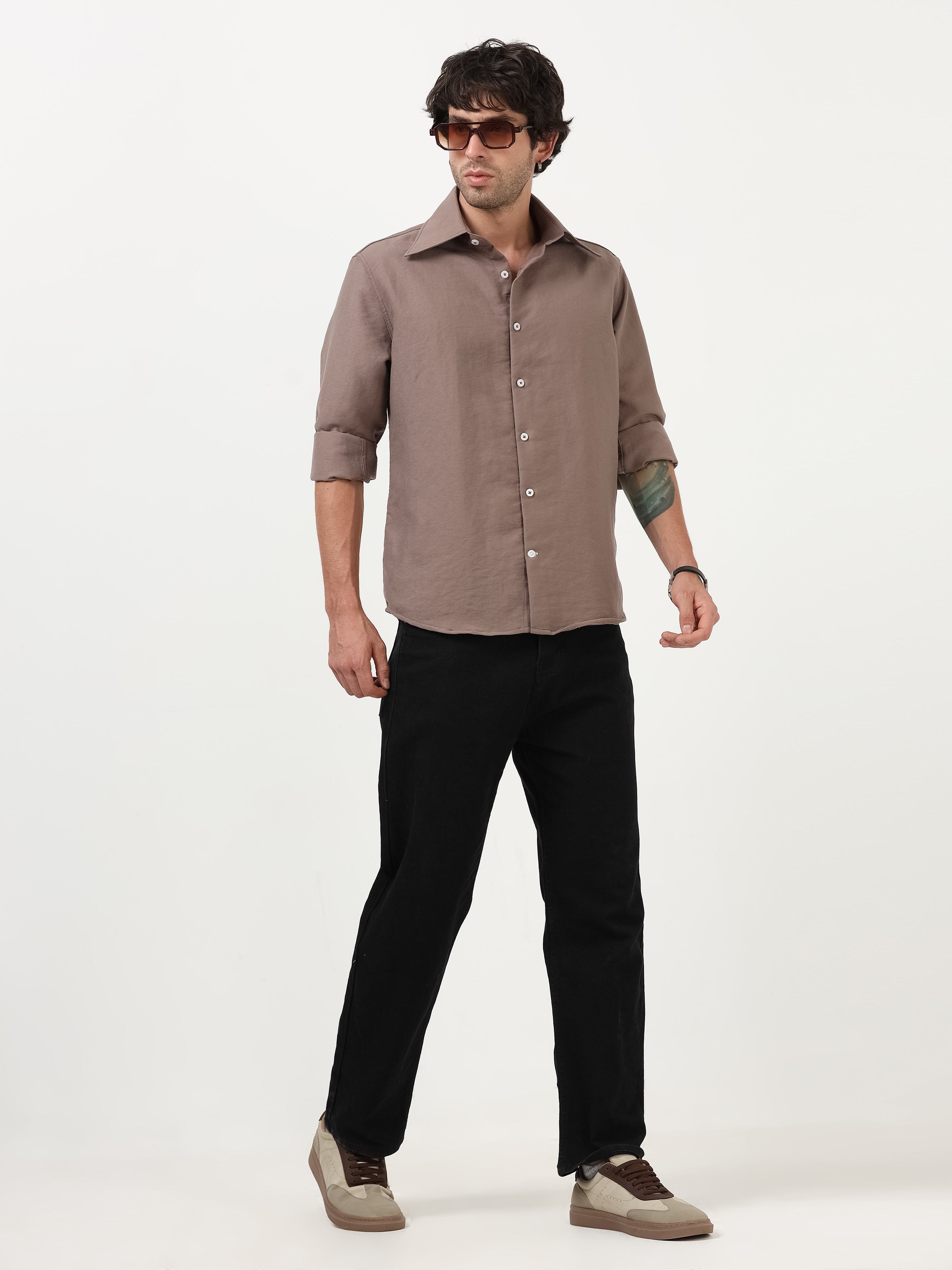 LIGHT Brown Vintage Shirt