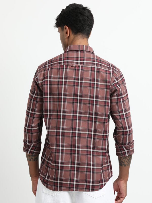 Dark purple white checks - Image 4