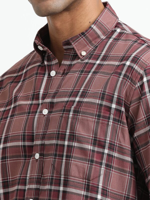 Dark purple white checks - Image 5