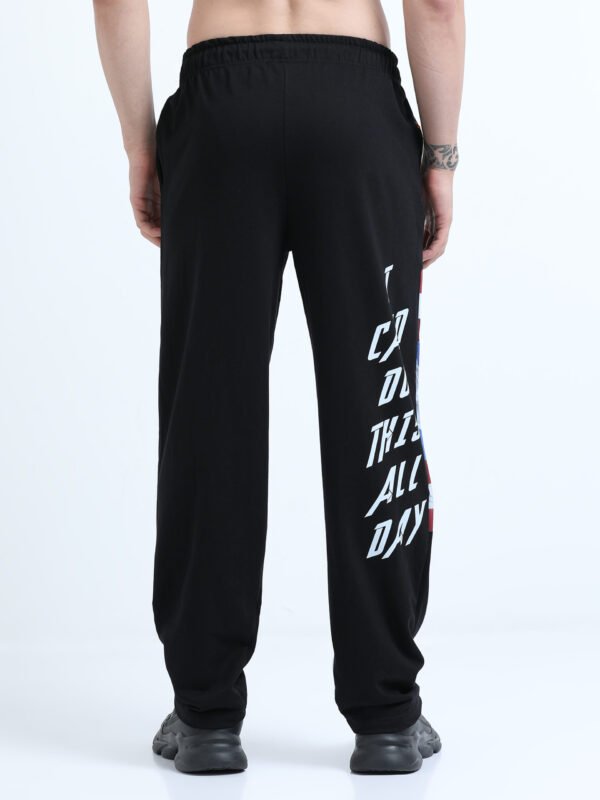 Black Captain America, relaxed fit, track pant - Image 4