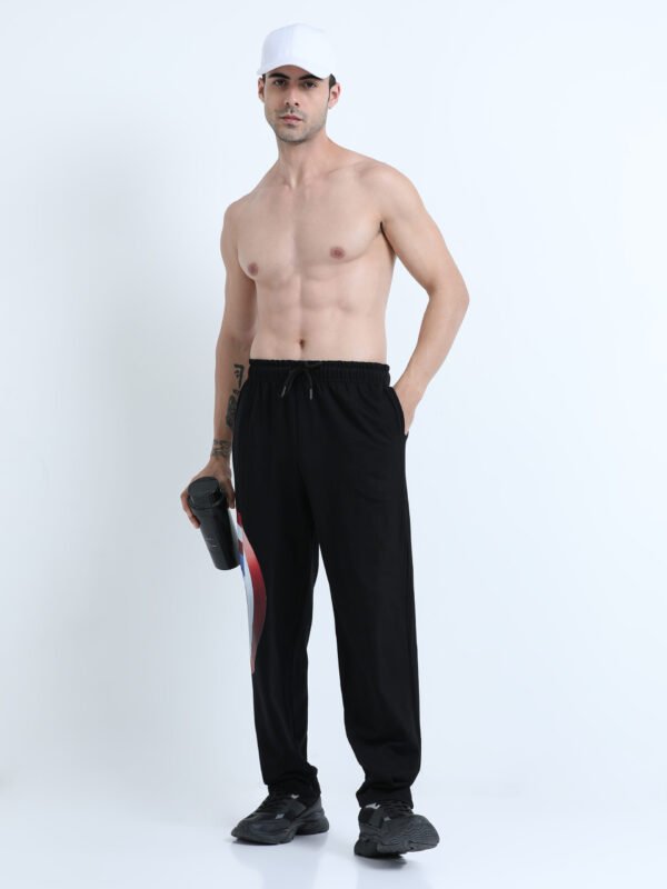 Black Captain America, relaxed fit, track pant - Image 6