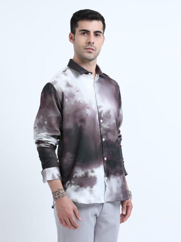Premium Brown Printed Shirt - Image 7
