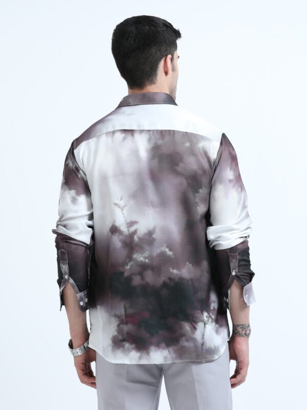 Premium Brown Printed Shirt - Image 2
