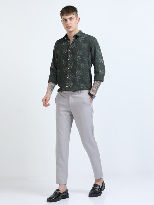 Premium Green Printed Shirt - Image 6
